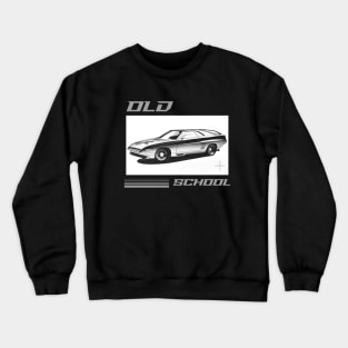 Old School Car Crewneck Sweatshirt